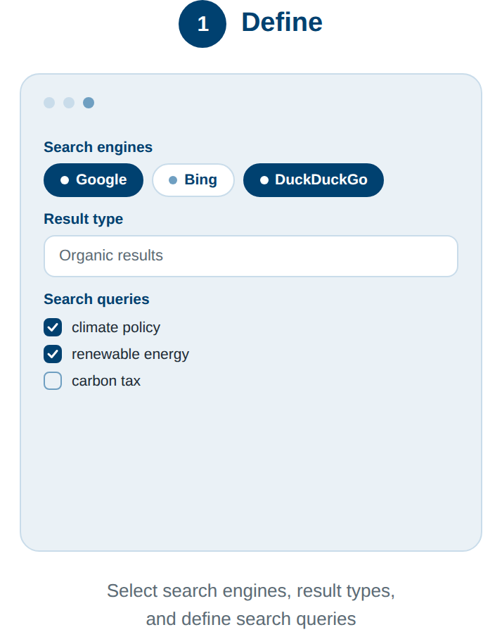 RAT Software: Collecting, Analyzing and Evaluating Search Results